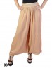 Solid Color Wide-Leg Full-length Pants